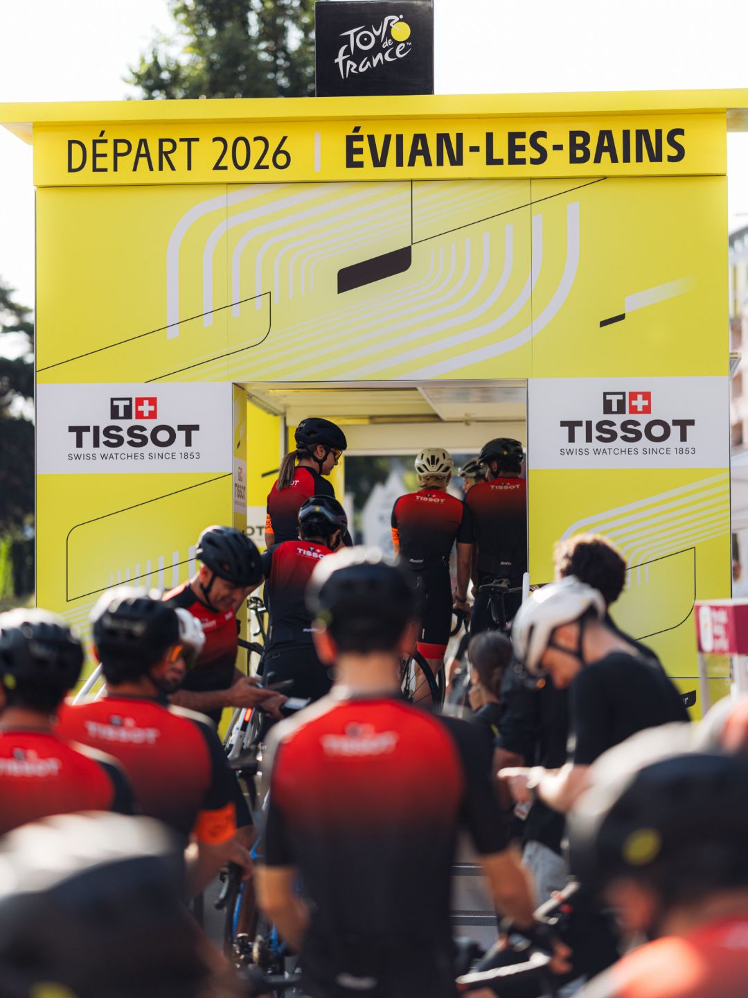 Tour de France à Évian, publication Tissot