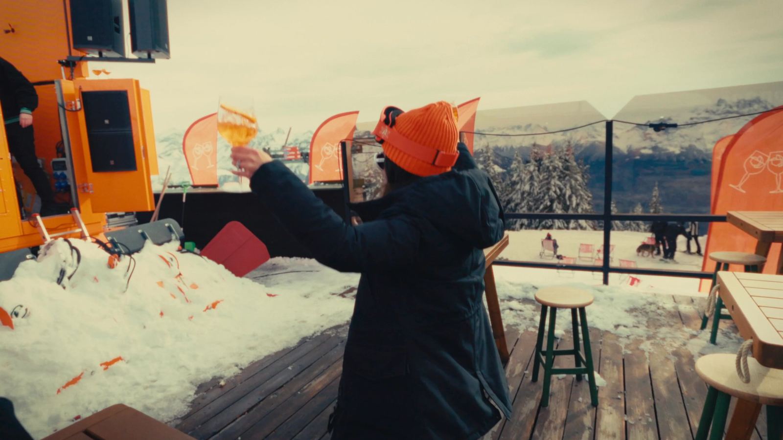 La dameuse Aperol