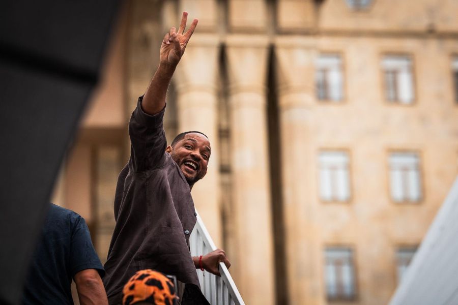 Grand Prix d'Azerbaïdjan 2024, Bakou : Samedi · Will Smith dans le paddock