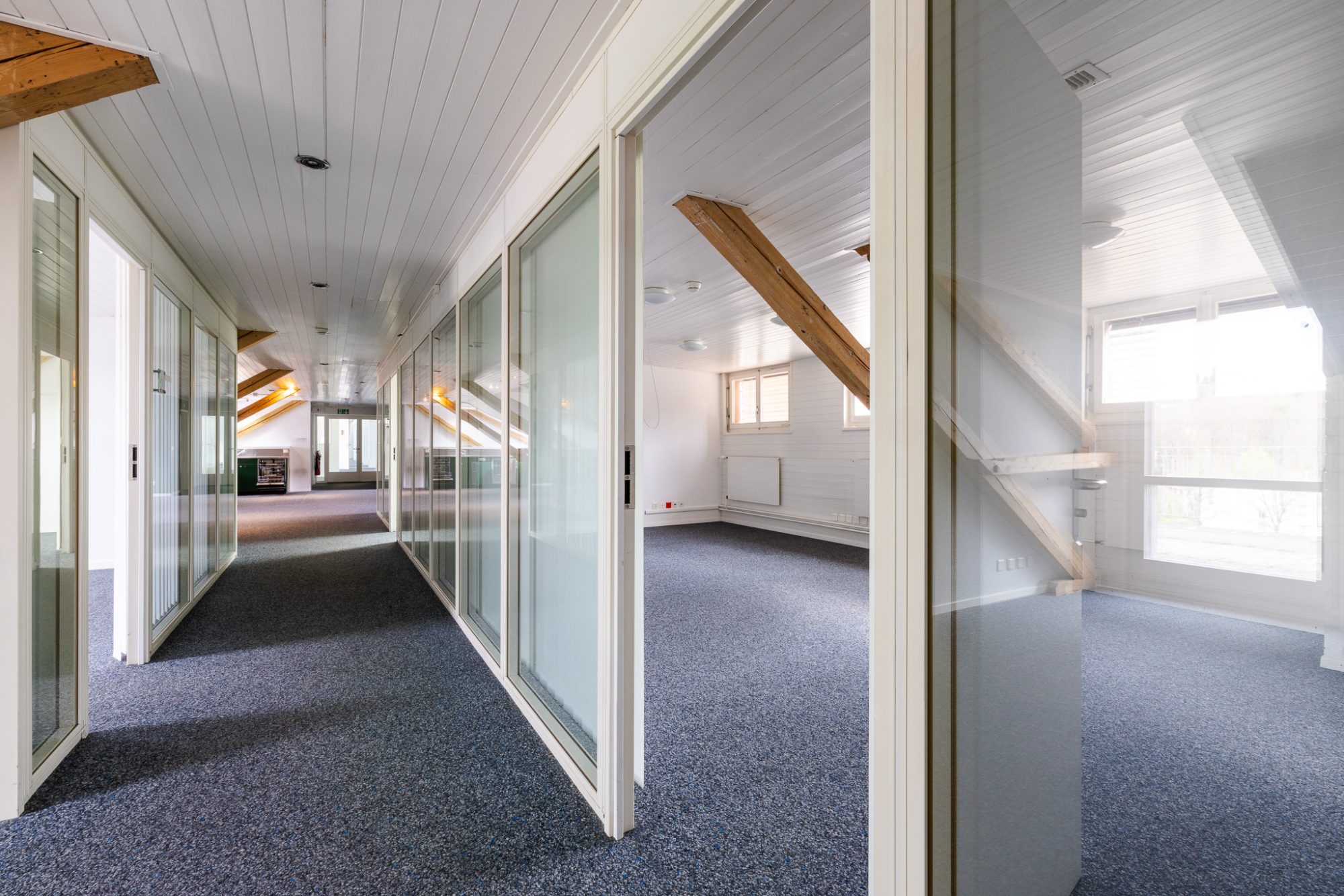 Sensepark, Flamatt, bureaux sous les combles