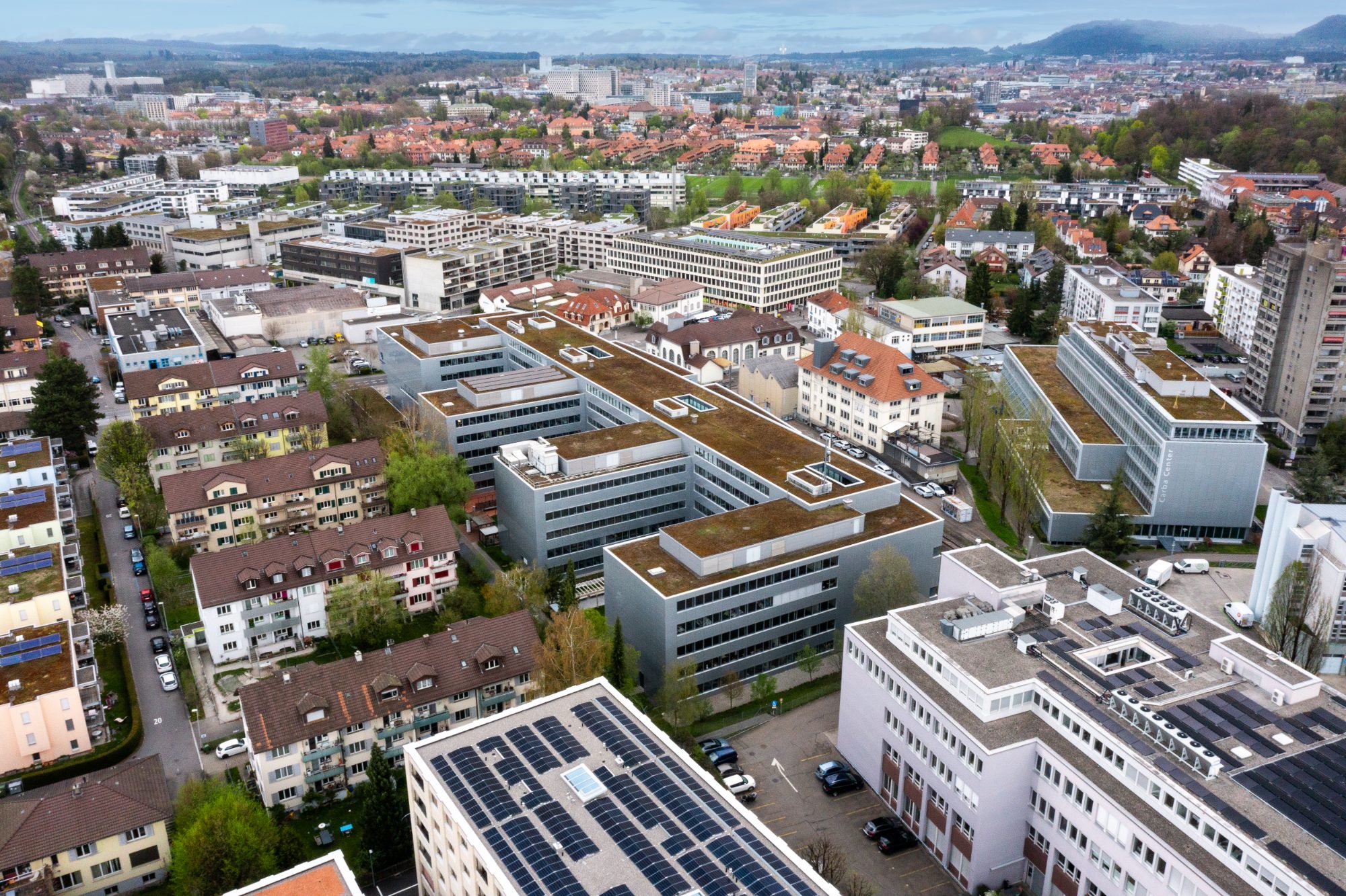 Liebefeld Businesspark, vue drone