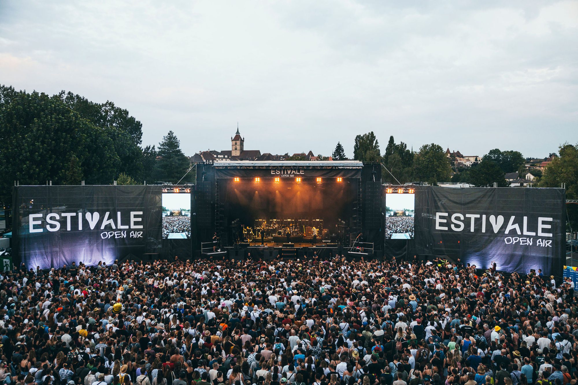 Concert, vue de la foule