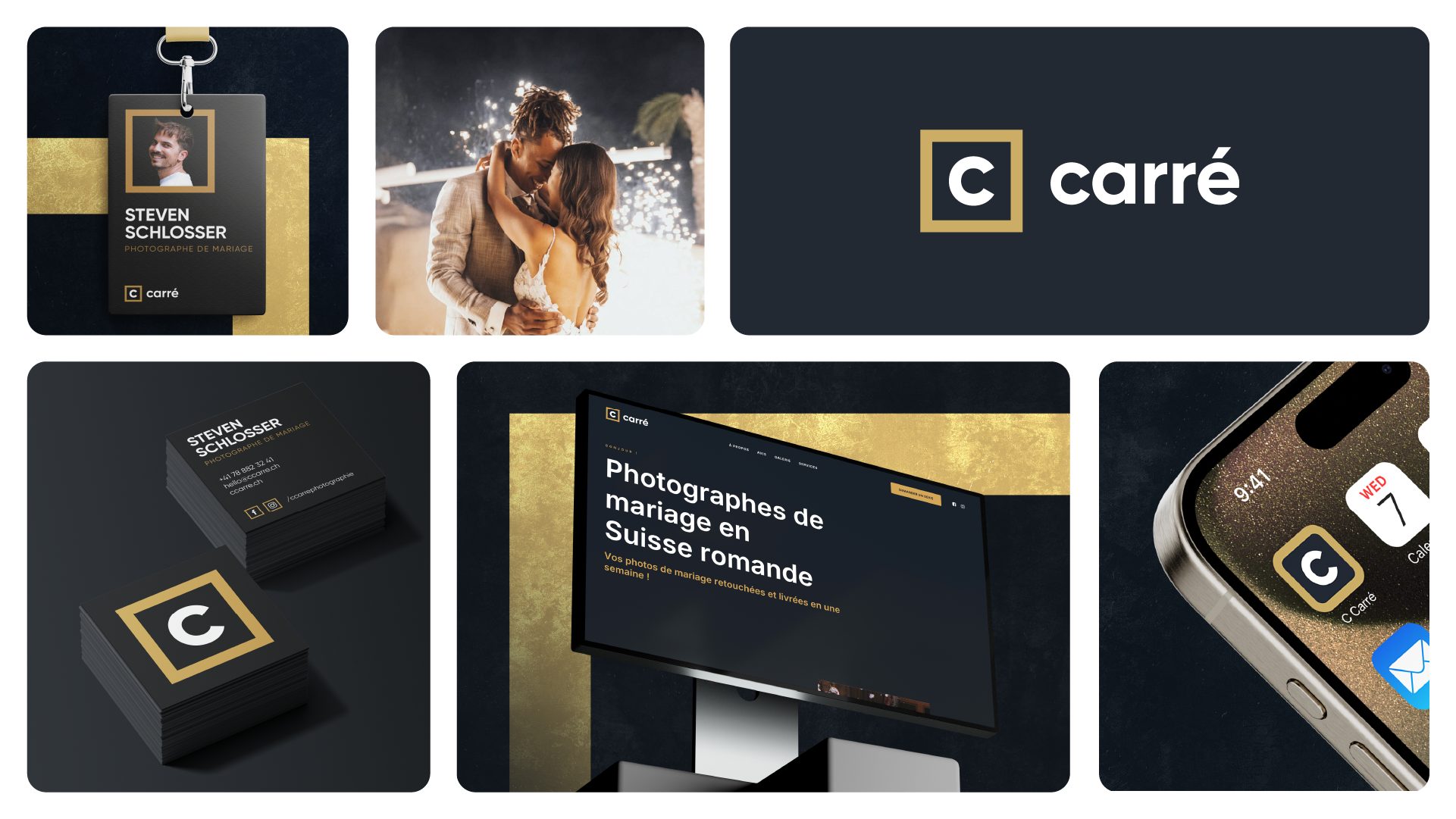C Carré, identité visuelle en situation