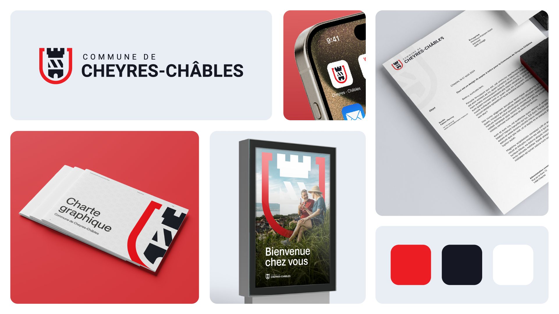 Cheyres-Châbles, identité visuelle en situation