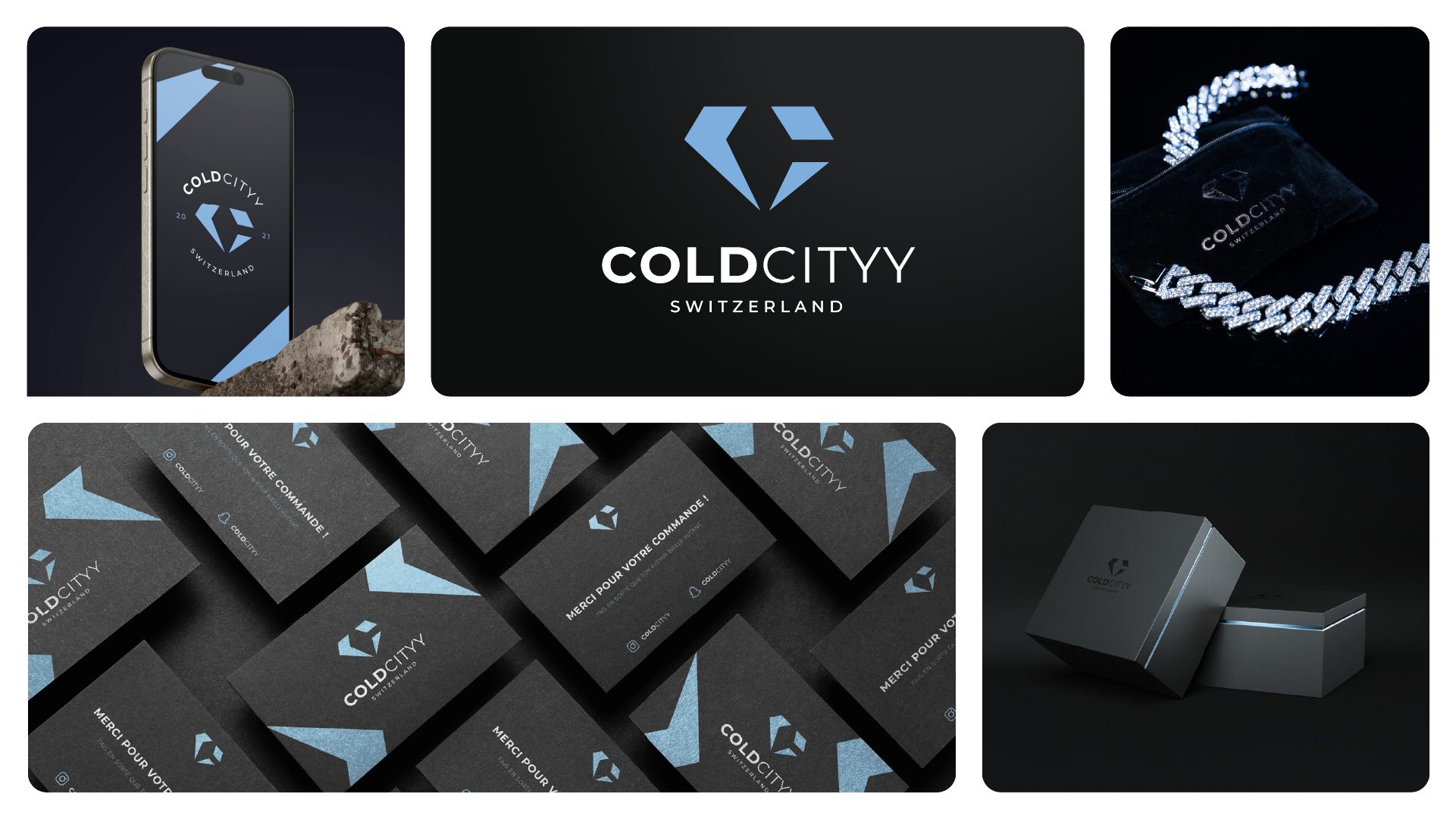 ColdCityy, identité visuelle en situation