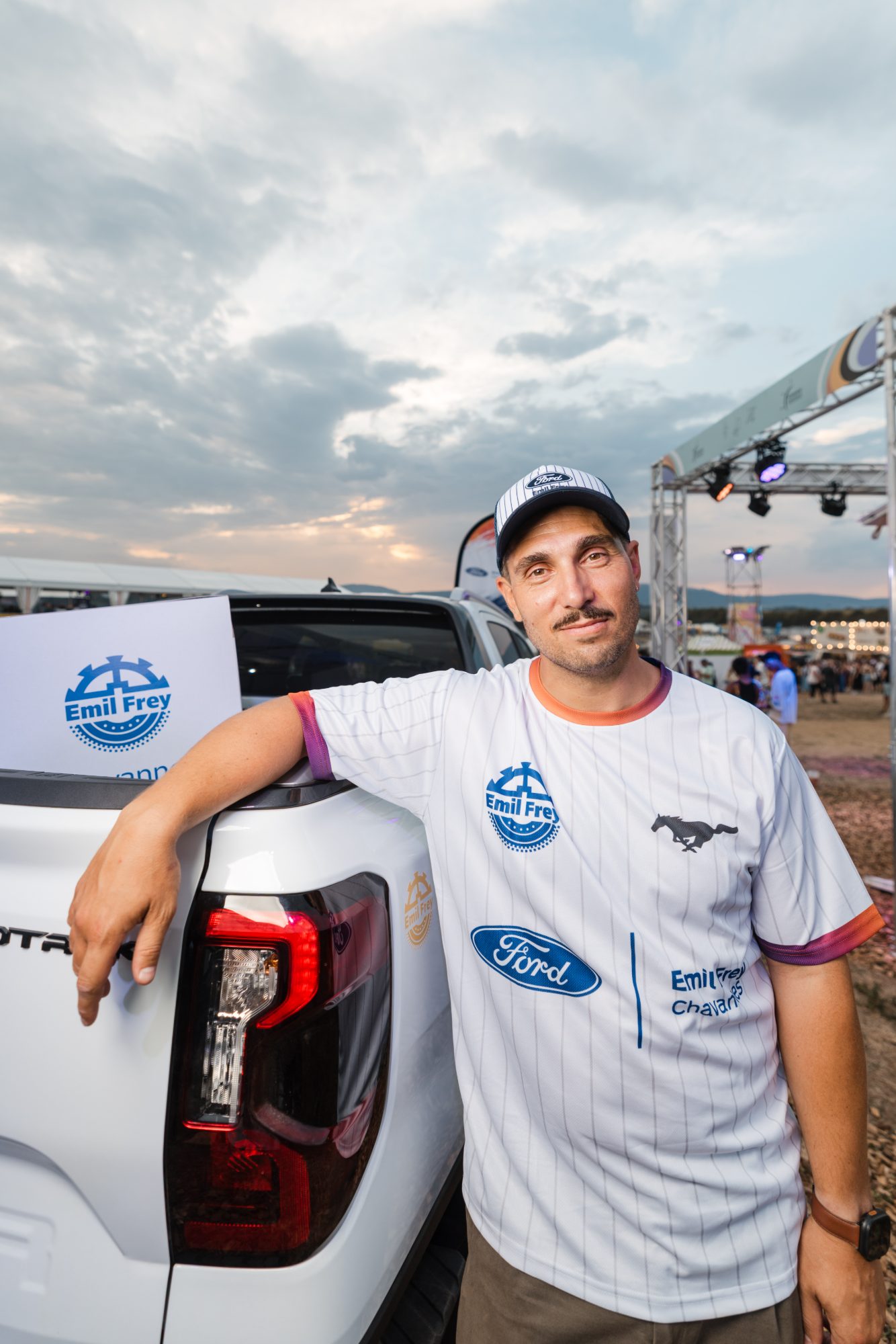 Emil Frey au Venoge Festival : L’équipe, à côté du pick-up